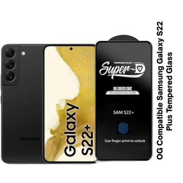 Edge-to-Edge Tempered Glass for Samsung Galaxy S22 Plus 5G | Full Screen Protector | HD Clear & Easy Installation